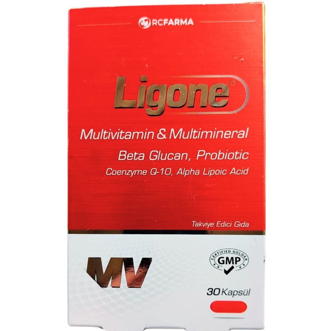 Ligone Beta Glucan Probiotic Multivitamin 30 Kapsül