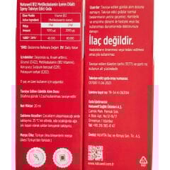 Natuwell Vitamin B12 Metilkobalamin Sprey 20 ml - 2 Kutu