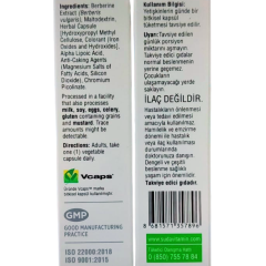 Suda Vitamin Berberine Plus 30 Kapsül