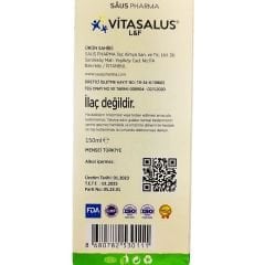Vitasalus L-Arginin Multivitamin Takviye Edici Gıda 150 ml