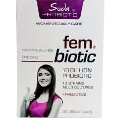 Suda Vitamin Probiotic Fem Biotic 30 Veggie Kapsül