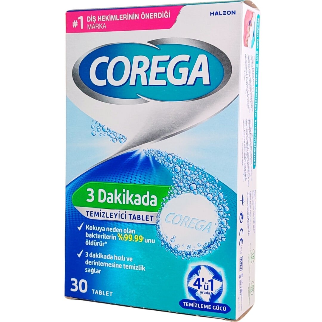 Corega Diz Protezi Temizleyici 30 Tablet