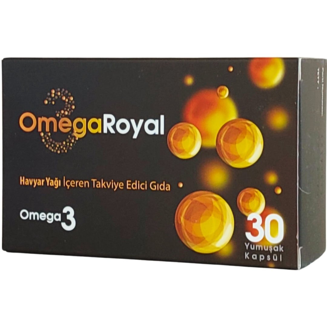 Omega Royal Omega-3 + Havyar Yağı Takviye Edici Gıda 30 Yumuşak Kapsül