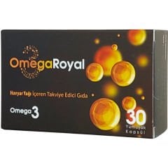 Omega Royal Omega-3 + Havyar Yağı Takviye Edici Gıda 30 Yumuşak Kapsül