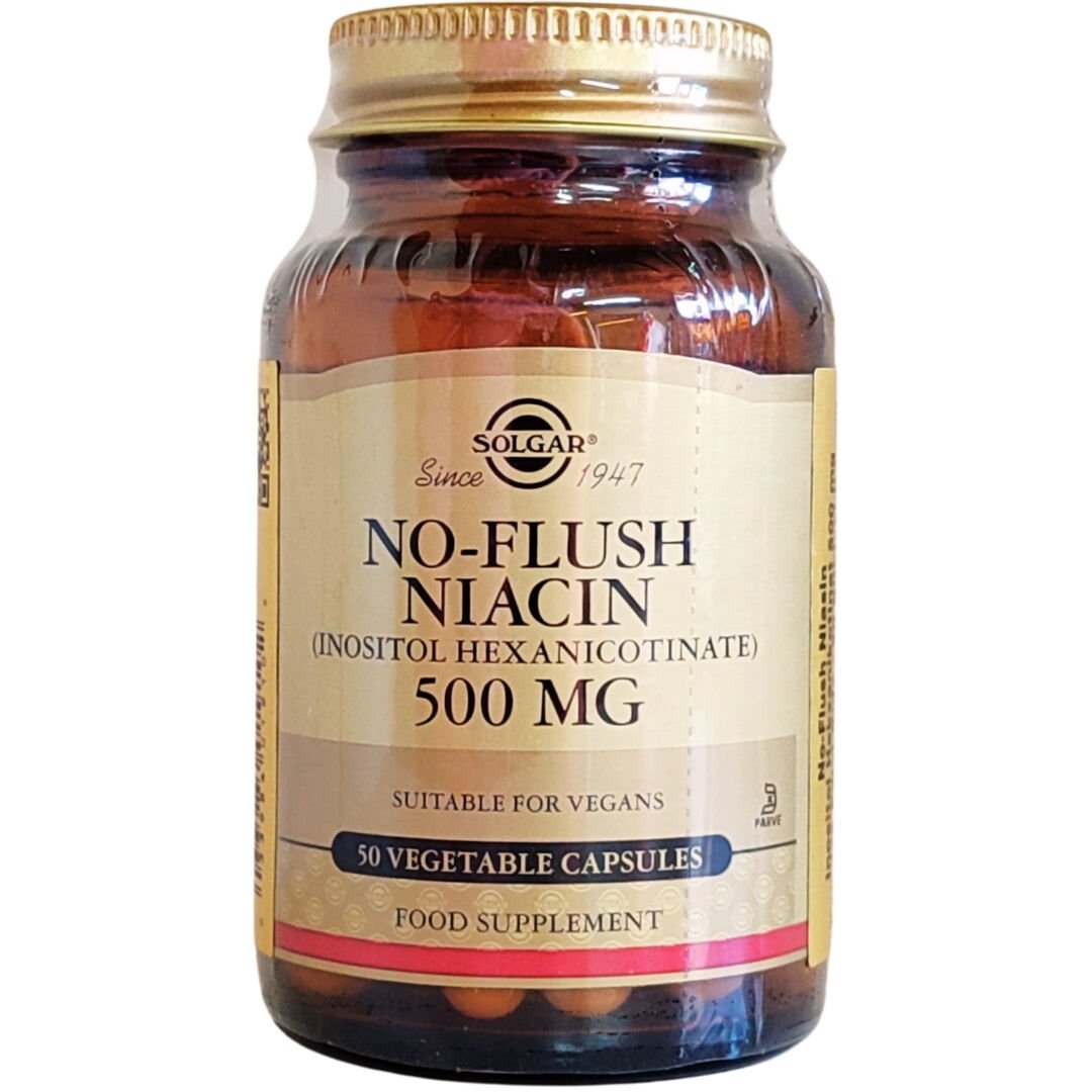 Solgar No Flush Niacin 500 mg 50 Kapsül