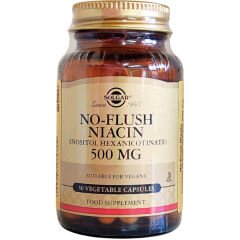 Solgar No Flush Niacin 500 mg 50 Kapsül