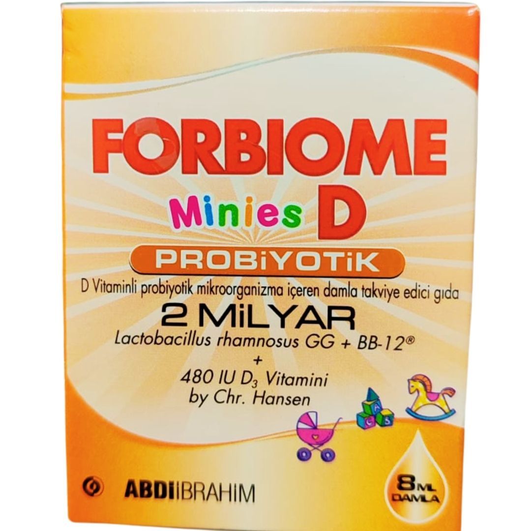 Forbiome Minies D Probiyotik Vitamin D 8 ml Damla