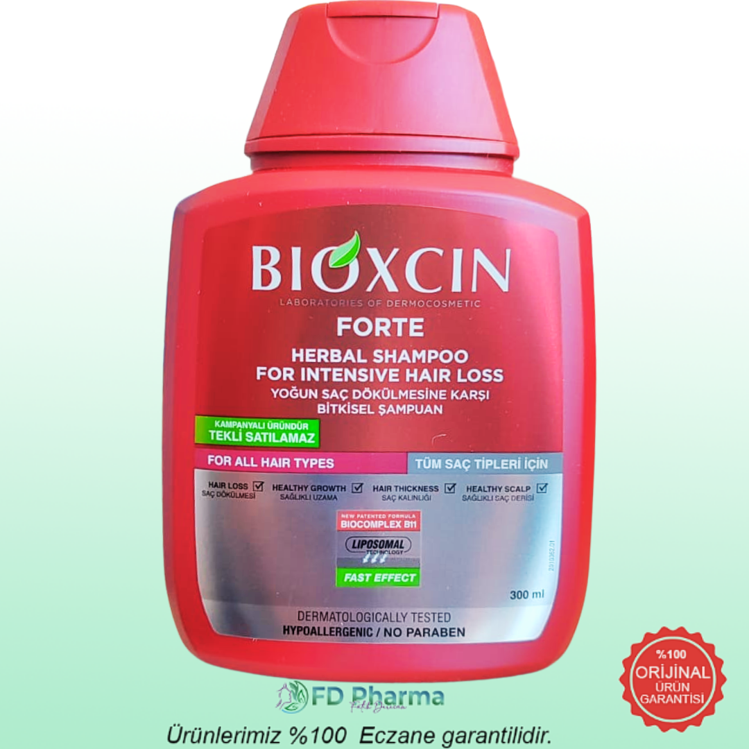 Bioxcin Forte Bitkisel Şampuan 300 ml Kutusuz