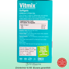 Vitmix Omega 3 1000 mg 60 Softgel