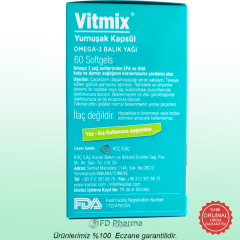 Vitmix Omega 3 1000 mg 60 Softgel