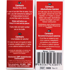Cantharis D6 Kadınlar İçin Meyan Kökü İçeren Damla 20 ml