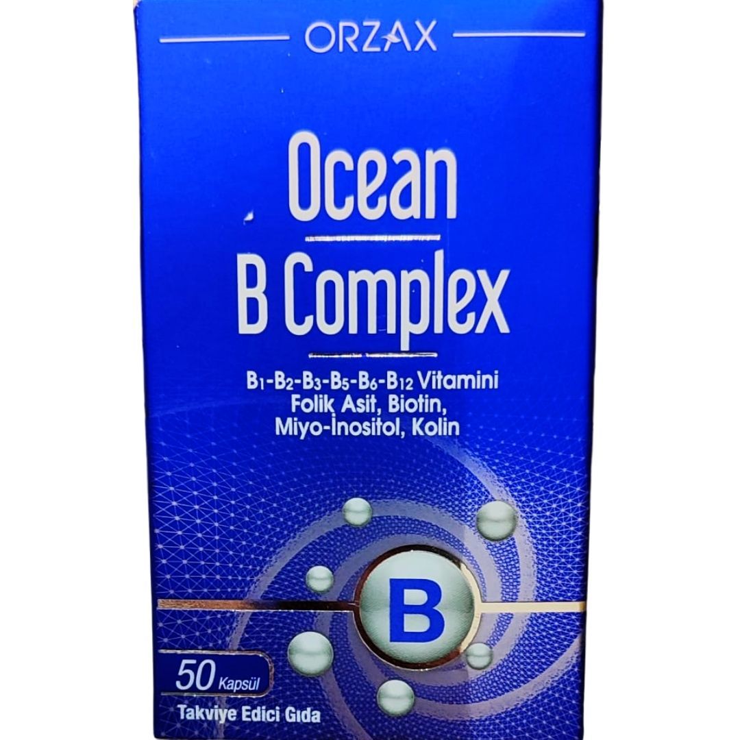 Orzax Ocean B Complex 50 Kapsül