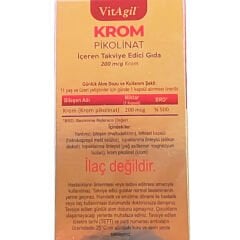 Vitagil Krom Pikolinat 90 Kapsül