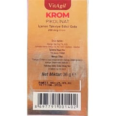 Vitagil Krom Pikolinat 90 Kapsül