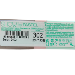 Show By Pastel Cover+Perfect Concealar SPF30 - Kapatıcı No: 302 Light Rose
