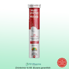 Sunlife Multivitamin Mineral 20 Efervesan Tablet