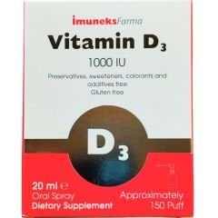 İmuneks Vitamin D3 1000 IU Sprey 20 ml