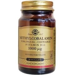 Solgar Methylcobalamin 1000 mcg 30 Tablet