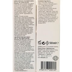 Alldermo Güneş Koruyucu Yüz Bakım Kremi SPF50+ 50 ml
