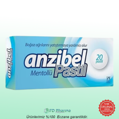 Anzibel Mentollü 20 Pastil