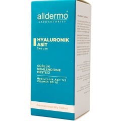 Alldermo Hyaluronik Asit Günlük Nemlendirme Desteği Serum 30 ml