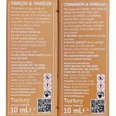 Kırıntı Tarçın Vanilya Buhurdanlık Esansı 10 ml
