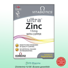 Vitabiotics Ultra Zinc With Copper 15 mg 60 Tablet