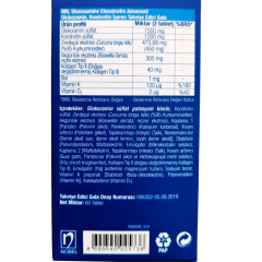 NBL Glukozamin Advanced 60 Tablet