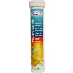 Suda Vitamin Multivitamin Orange 20 Efervesan Tablet