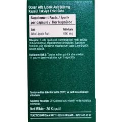 Ocean Alfa Lipoik Asit 600 mg 30 Tablet