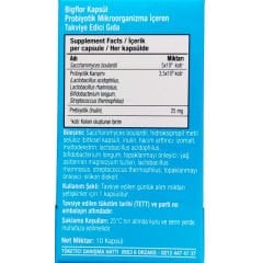 Bigflor Probiyotik 10 Kapsül