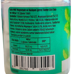 Asido Mint 30 Çiğneme Tableti