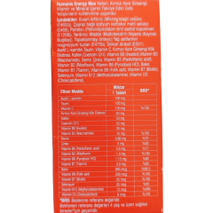 Humanis Energy MAX 30 Tablet