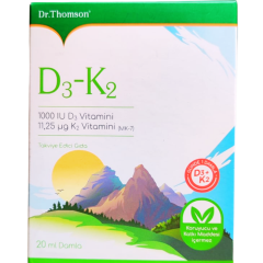 Dr. Thomson Vitamin D3K2 Damla 20 ml