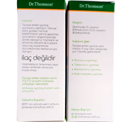 Dr. Thomson Vitamin D3K2 Damla 20 ml
