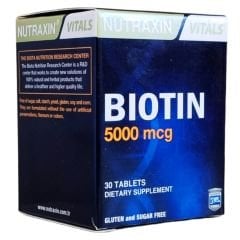 Nutraxin Biotin 5000 mg 30 Tablet