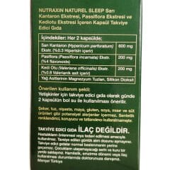 Nutraxin Naturel Sleep 60 Kapsül