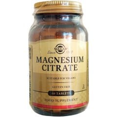 Solgar Magnesium Citrate 200 mg 60 Tablet