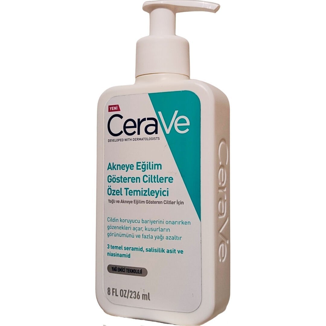 Cerave Akneye Eğilimli Ciltler İçin Özel Temizleyici 236 ml
