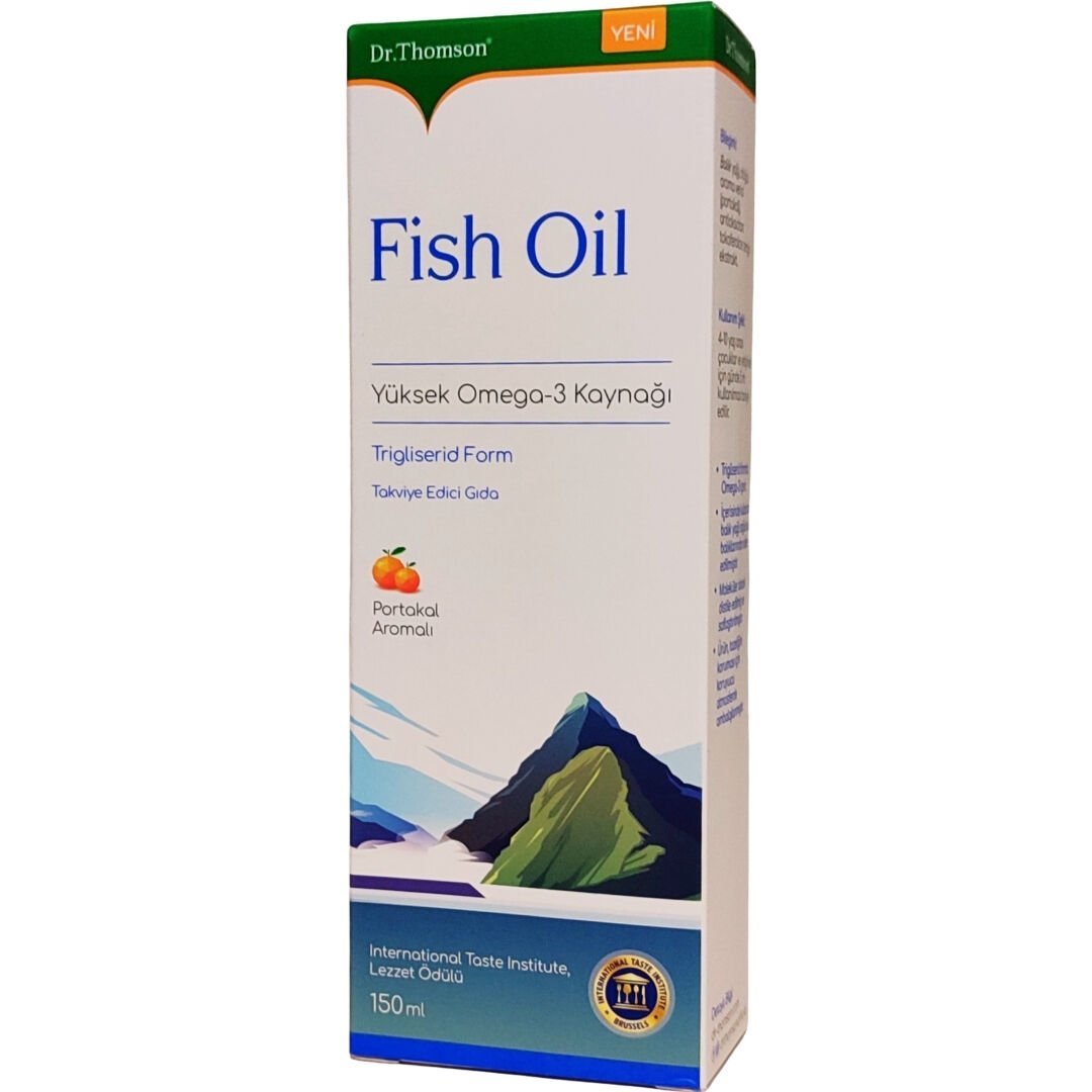 Dr. Thomson Omega-3 Fish Oil Portakal Aromalı 150ml