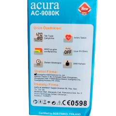 Acura AC 9080K Türkçe Konuşan Tansiyon Aleti