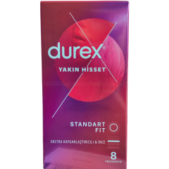 Durex Yakın Hisset Standart Fit 8'li Prezervatif