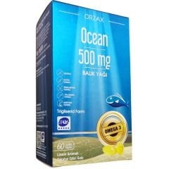 Ocean Omega 3 Balık Yağı 500 mg 60 Kapsül