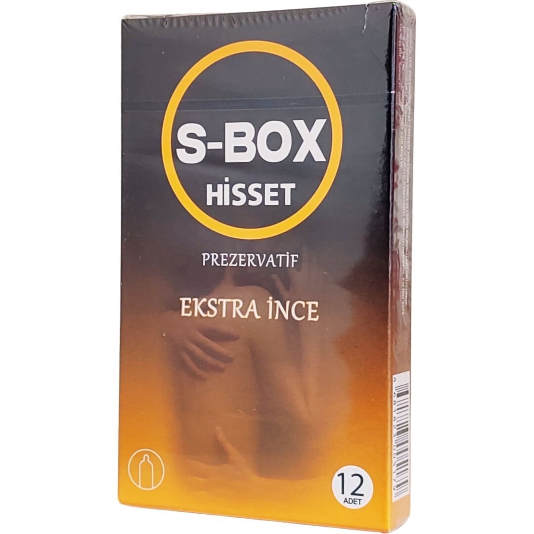 S-Box Hisset Prezervatif 12 Adet