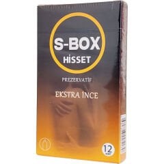 S-Box Hisset Prezervatif 12 Adet
