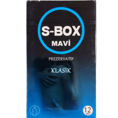 S-Box Blue Classic Prezervatif 12 Adet