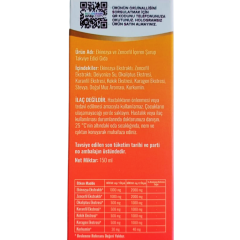 Zühre Ana Kids Ekinezya ve Zencefil Şurup 150 ml