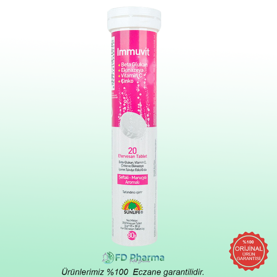 Sunlife Immuvit 20 Efervesan Tablet