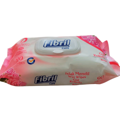 Fibril Baby Islak Mendil Gül Kokulu 90 Yaprak