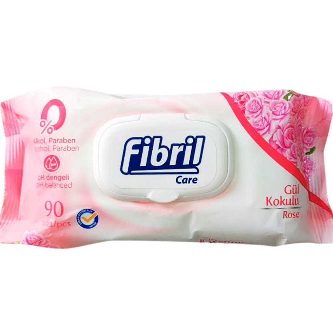 Fibril Baby Islak Mendil Gül Kokulu 90 Yaprak